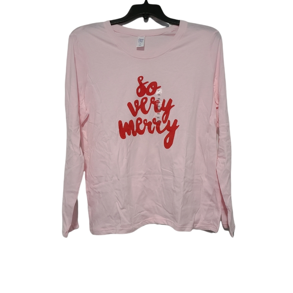 Sleep Chic "So very merry" woman sleep shirt NWT